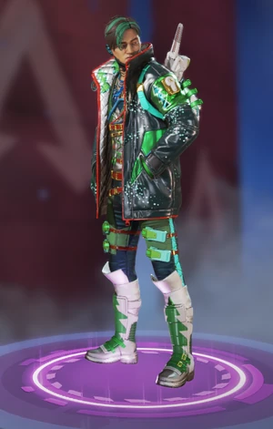 Neon Winter Crypto skin